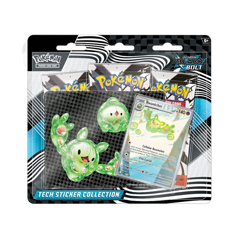 Black Bolt Tech Sticker Reuniclus 3-pack Blister