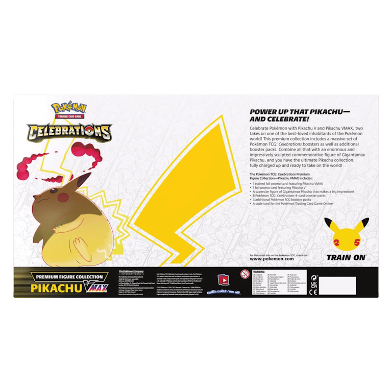 Celebrations 25th Anniversary Pikachu Premium Figure Collection Box