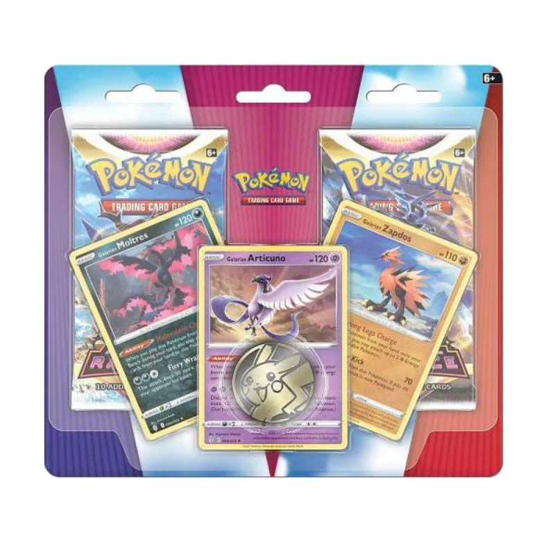Fusion Strike & Astral Radiance 2-pack blister Galarian Zapdos Moltres Articuno