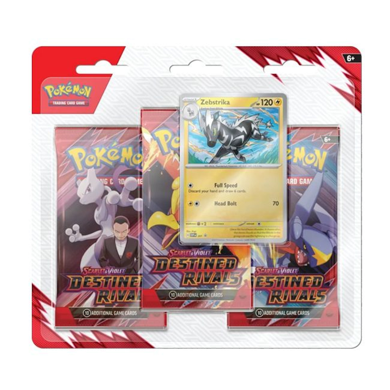 Destined Rivals 3-pack blister Zebstrika
