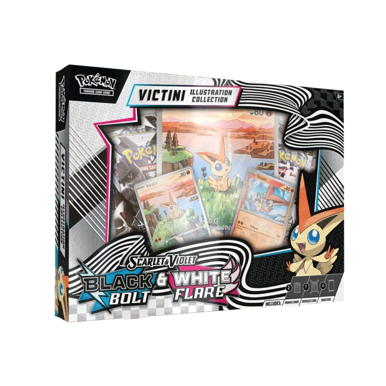 Black Bolt & White Flare Victini Illustration Collection Box