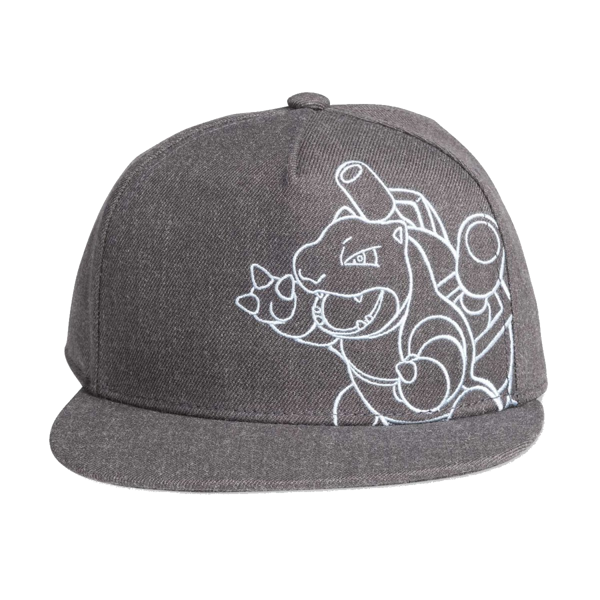 Blastoise Charcoal snapback pet (One Size-Adult)