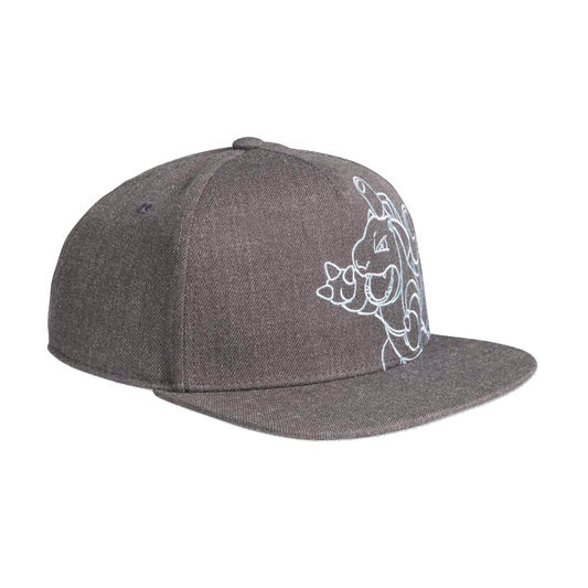 Blastoise Charcoal snapback pet (One Size-Adult)