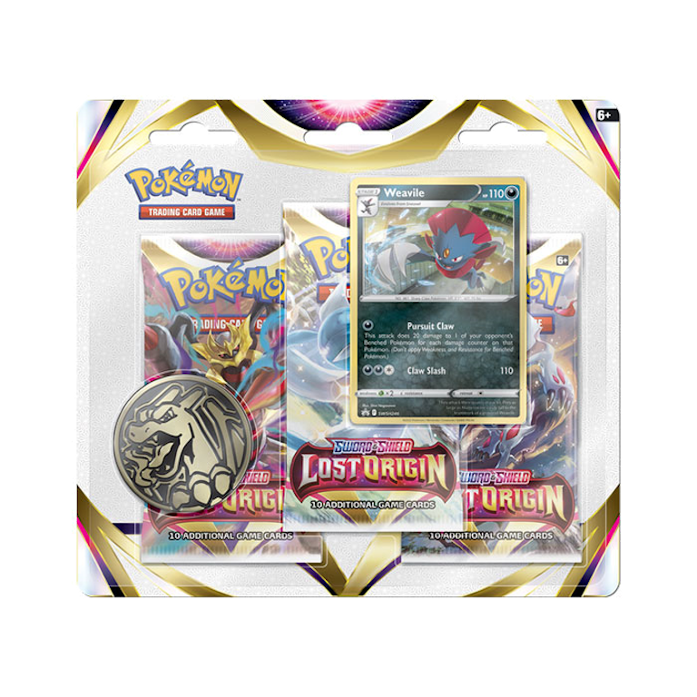Lost Origin 3 Pack Blister – Weavile
