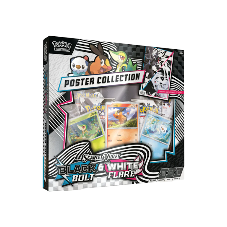 Black Bolt & White Flare Poster Collection