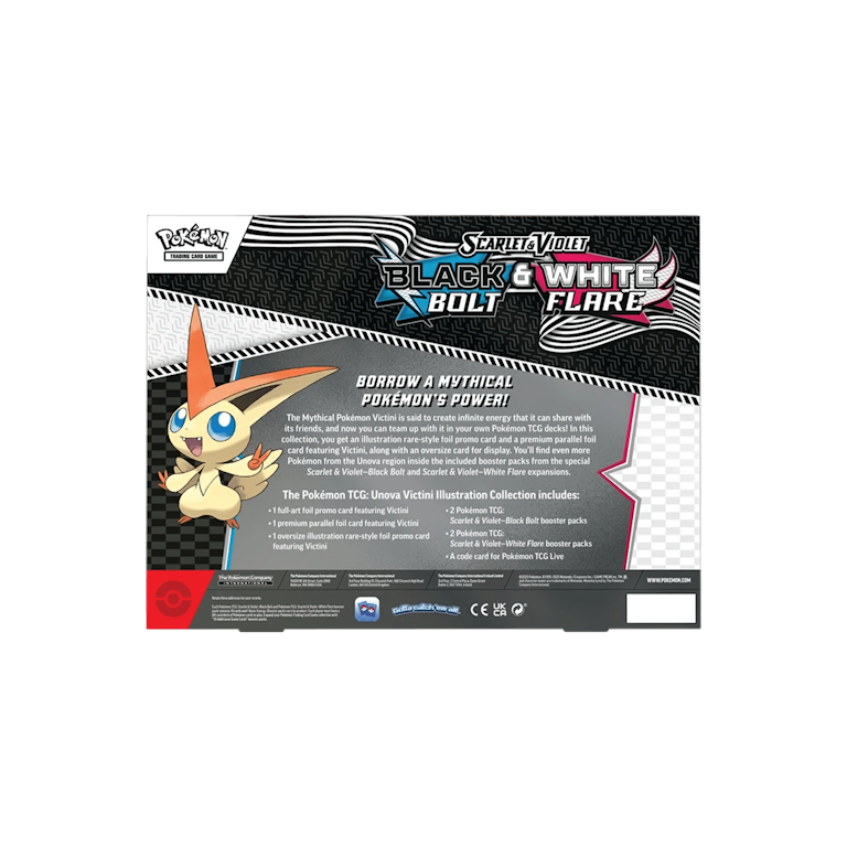 Black Bolt & White Flare Victini Illustration Collection Box