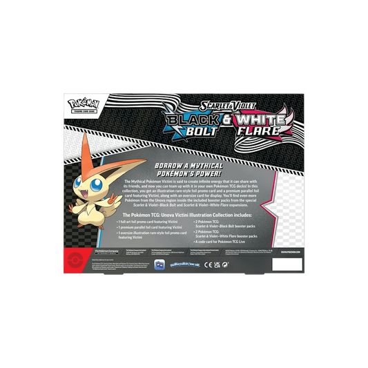 Black Bolt & White Flare Victini Illustration Collection Box