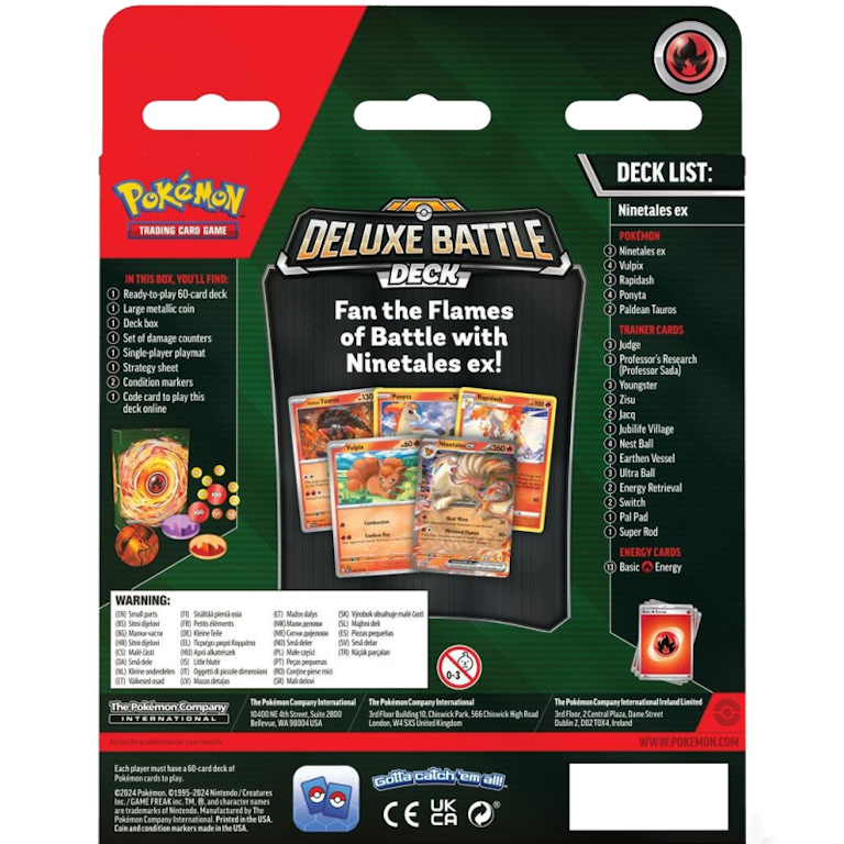 Pokemon TCG Deluxe Battle Deck - Ninetales ex
